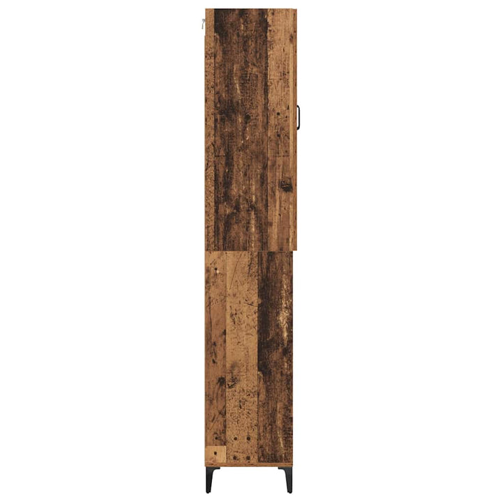 Highboard Gammelt træ 69,5 x 34 x 180 cm Konstrueret træ