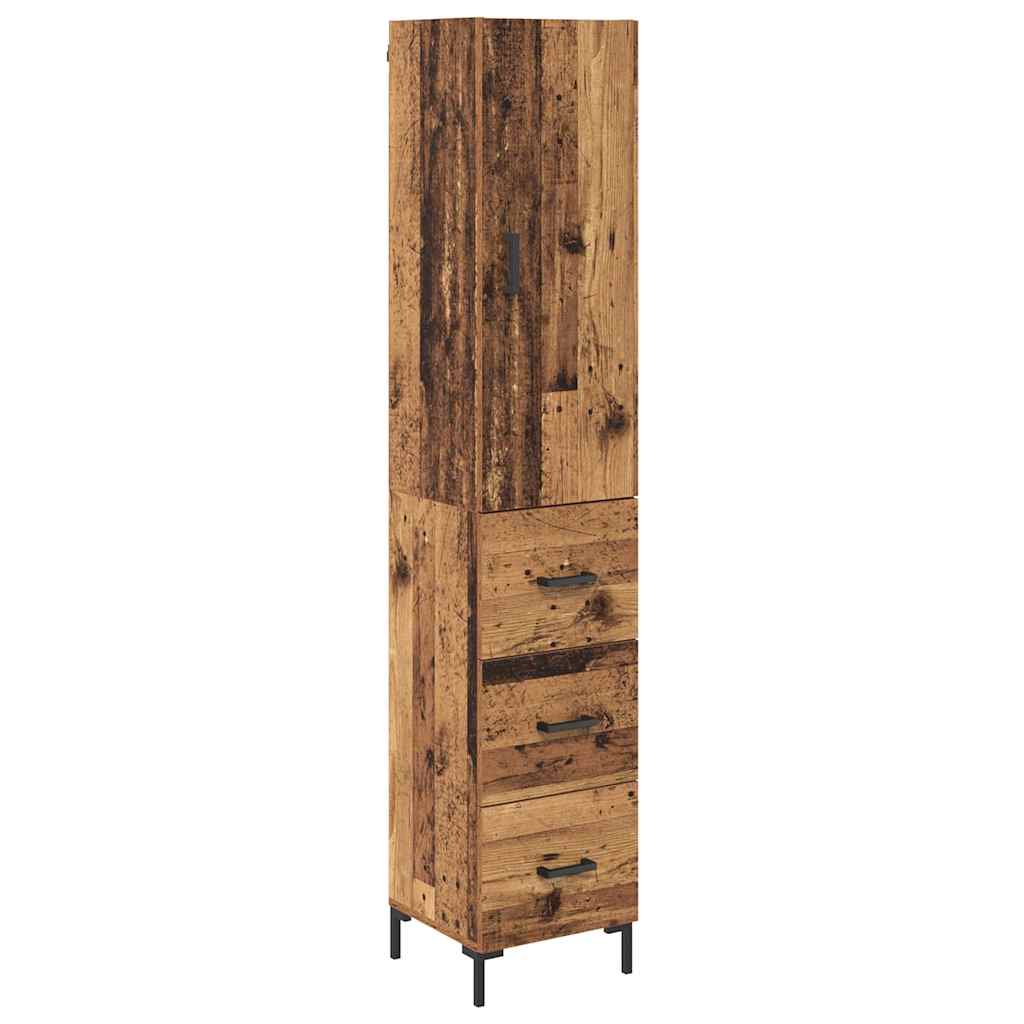 Highboard Gammelt træ 69,5 x 34 x 180 cm Konstrueret træ