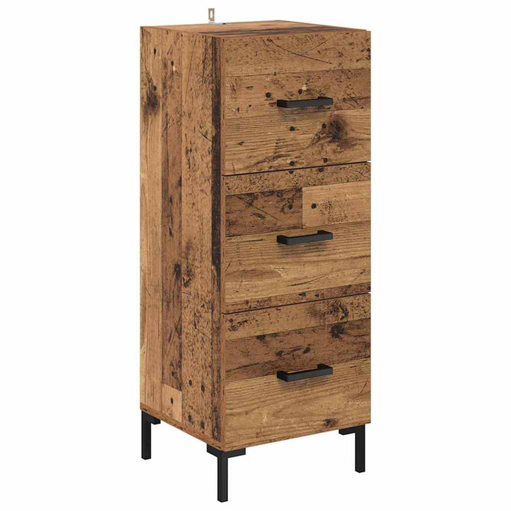 Highboard Gammelt træ 69,5 x 34 x 180 cm Konstrueret træ