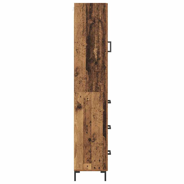 Highboard Gammelt træ 69,5 x 34 x 180 cm Konstrueret træ