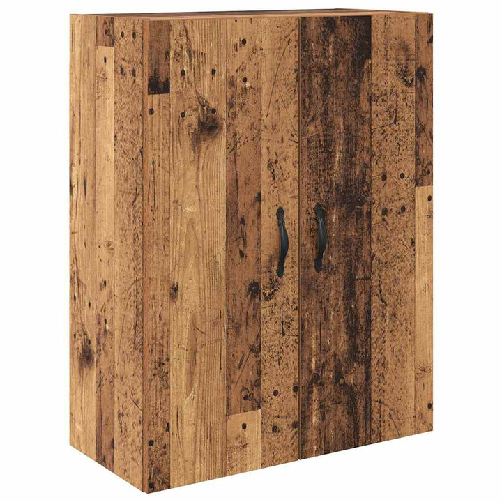 Highboard med skuffe 2 pcs Gammelt træ Konstrueret træ