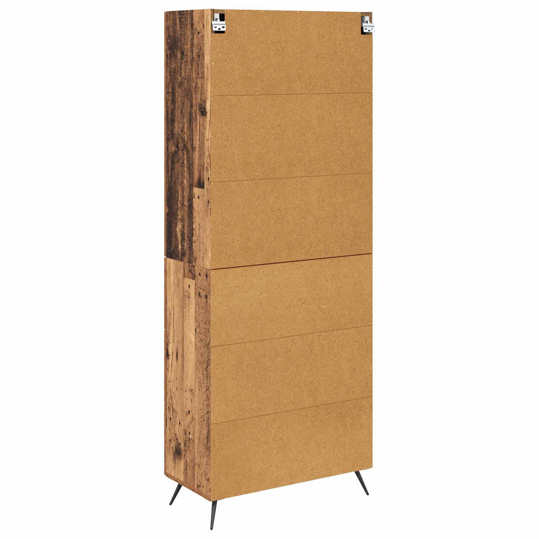 Highboard Gammelt træ 69,5 x 34 x 180 cm Konstrueret træ