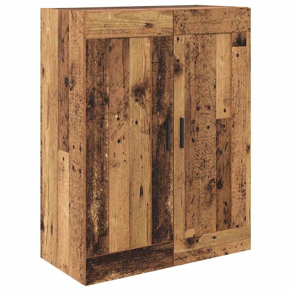Highboard med skuffe 2 pcs Gammelt træ Konstrueret træ