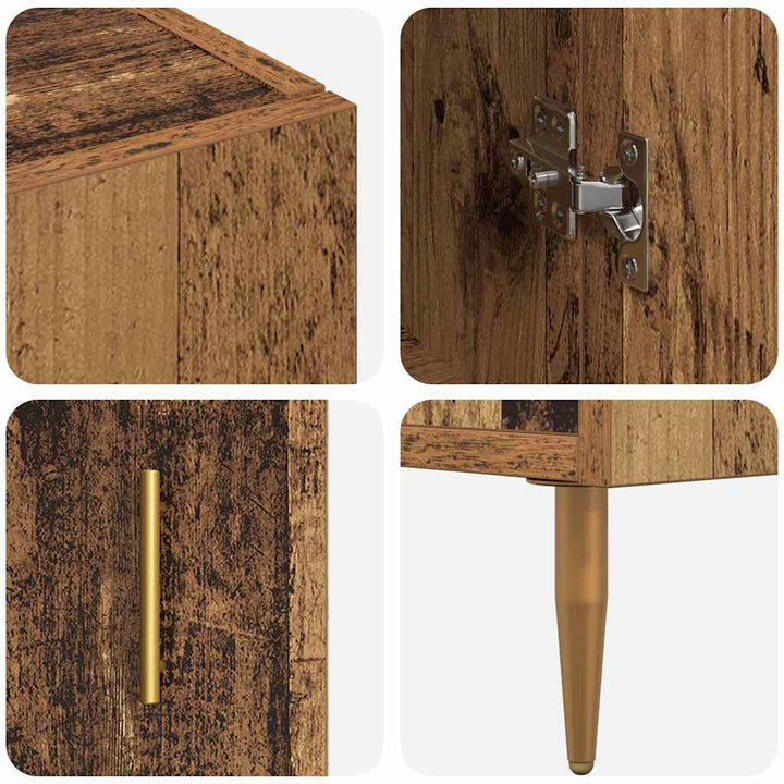 Highboard Gammelt træ 69,5 x 34 x 180 cm Konstrueret træ