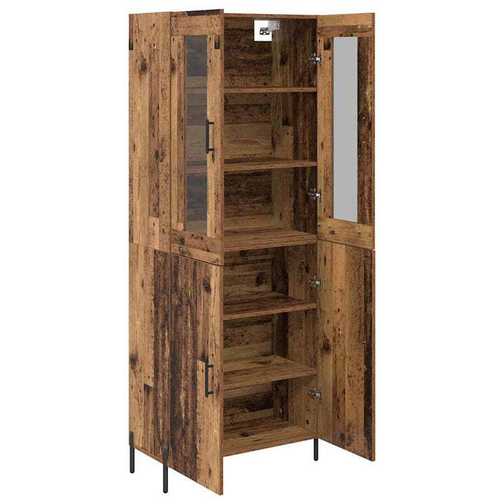 Highboard Gammelt træ 69,5 x 34 x 180 cm Konstrueret træ
