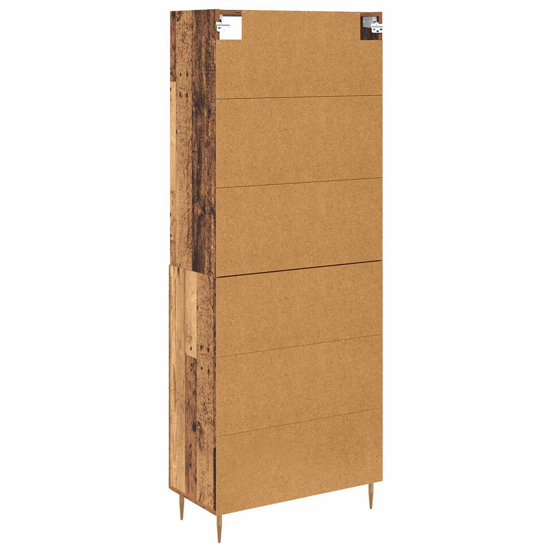 Highboard Gammelt træ 69,5 x 34 x 180 cm Konstrueret træ