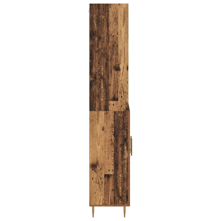 Highboard Gammelt træ 69,5 x 34 x 180 cm Konstrueret træ