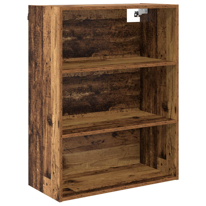 Highboard 2 pcs Gammelt træ Konstrueret træ