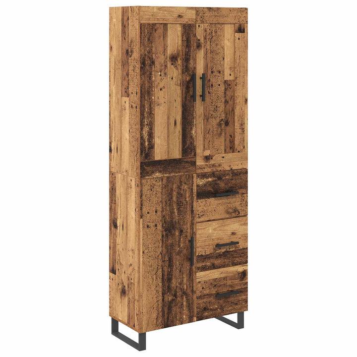 Highboard Gammelt træ 69,5 x 34 x 180 cm Konstrueret træ