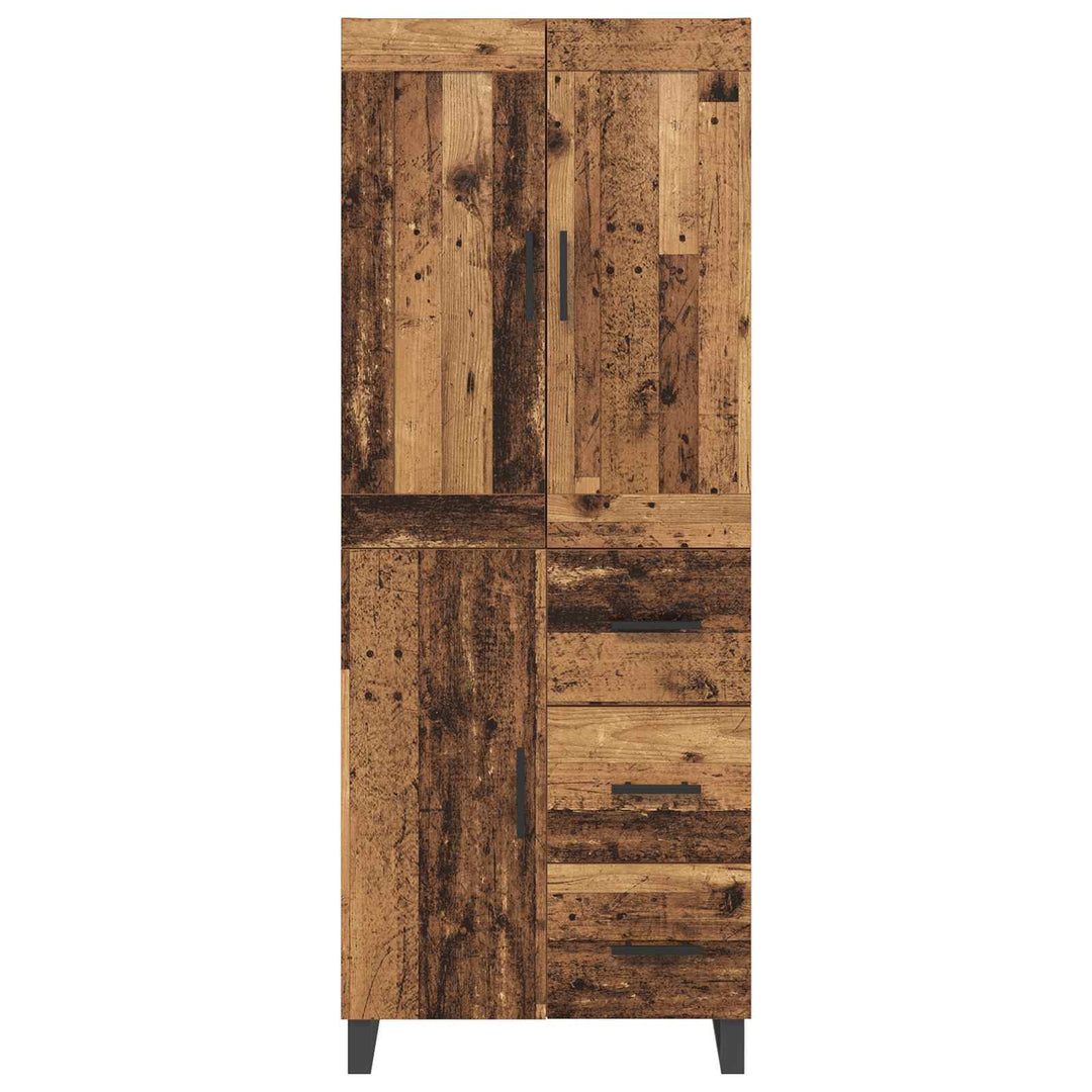 Highboard Gammelt træ 69,5 x 34 x 180 cm Konstrueret træ
