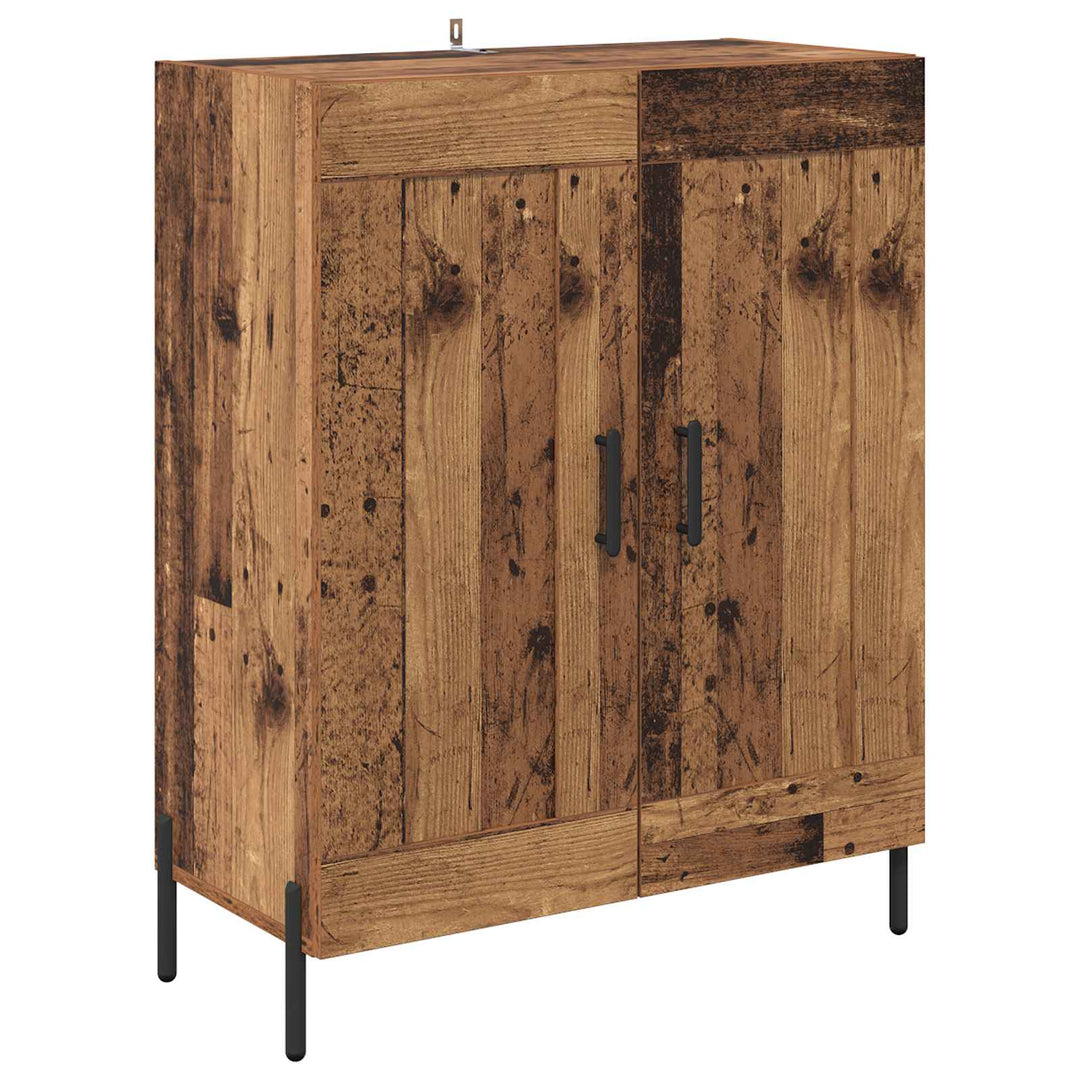 Highboard Gammelt træ 69,5 x 32,5 x 180 cm Konstrueret træ