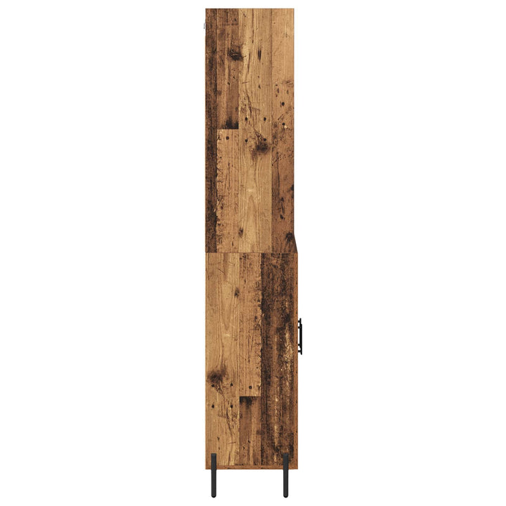 Highboard Gammelt træ 69,5 x 32,5 x 180 cm Konstrueret træ