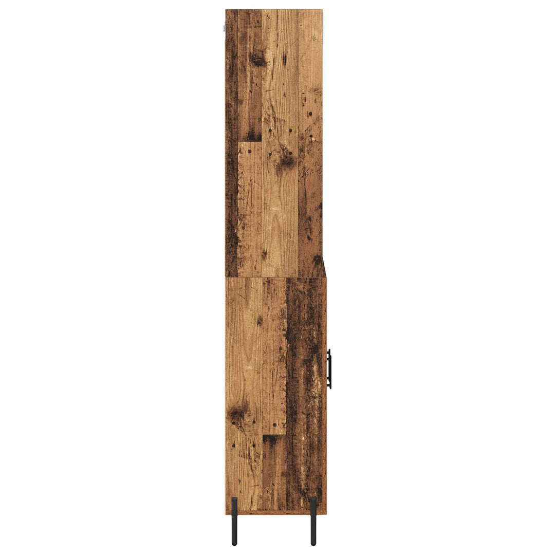 Highboard Gammelt træ 69,5 x 32,5 x 180 cm Konstrueret træ