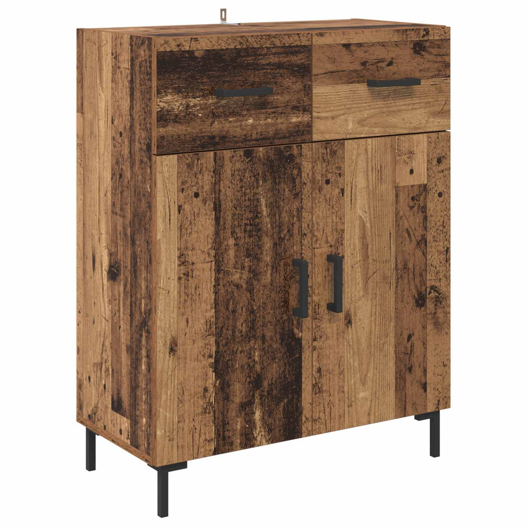 Highboard Gammelt træ 69,5 x 34 x 180 cm Konstrueret træ