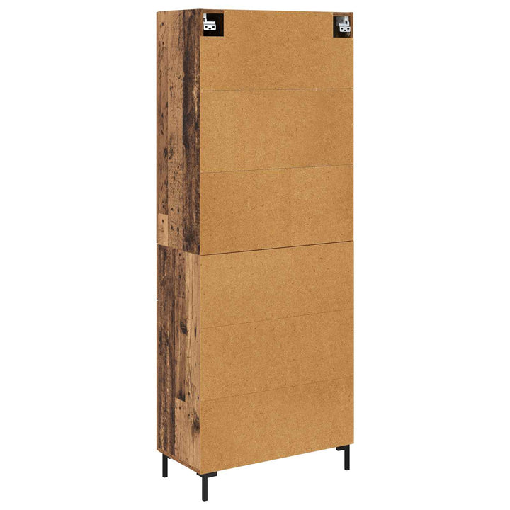Highboard Gammelt træ 69,5 x 34 x 180 cm Konstrueret træ