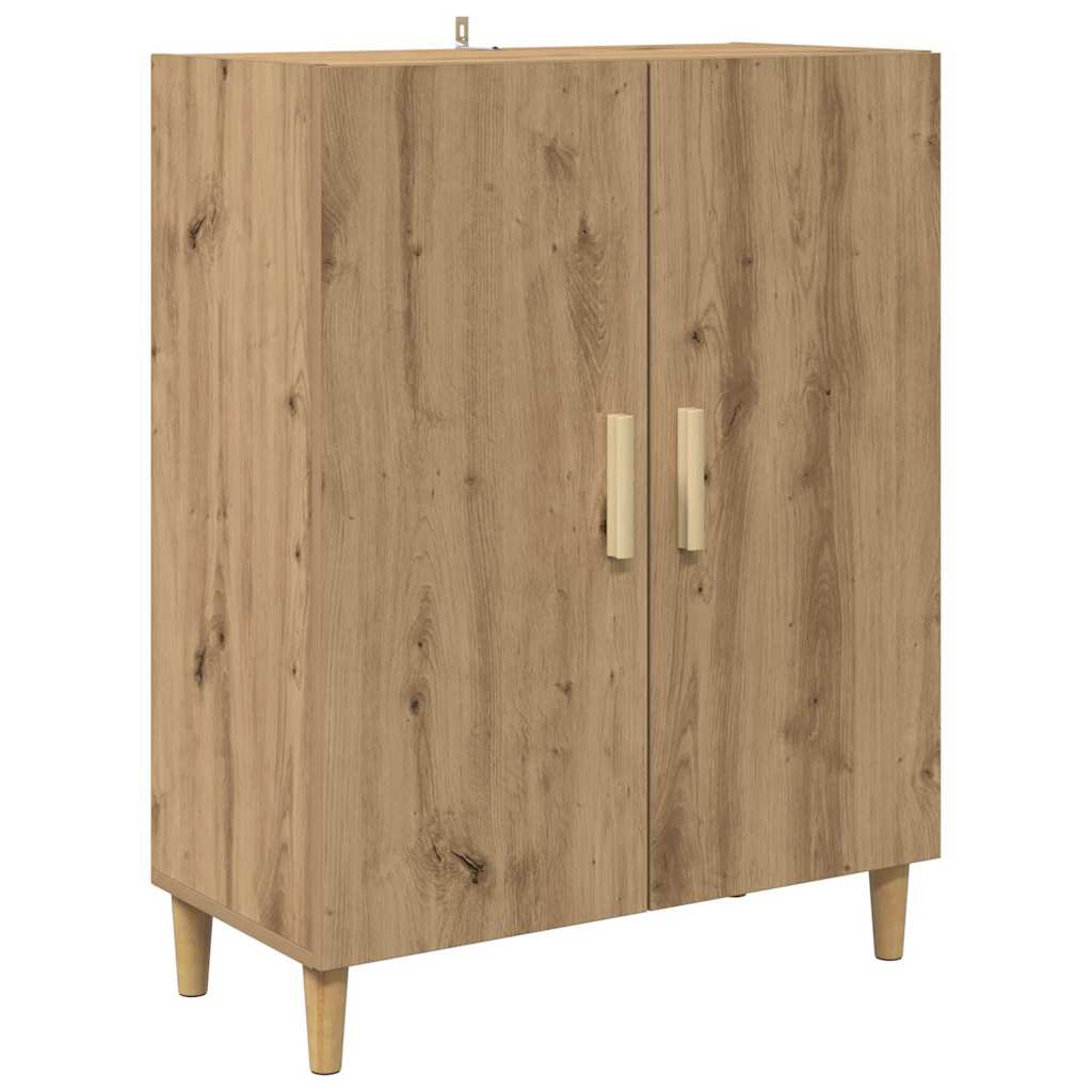 Highboard Artisan Egetræ 69,5 x 32,5 x 180 cm Konstrueret træ