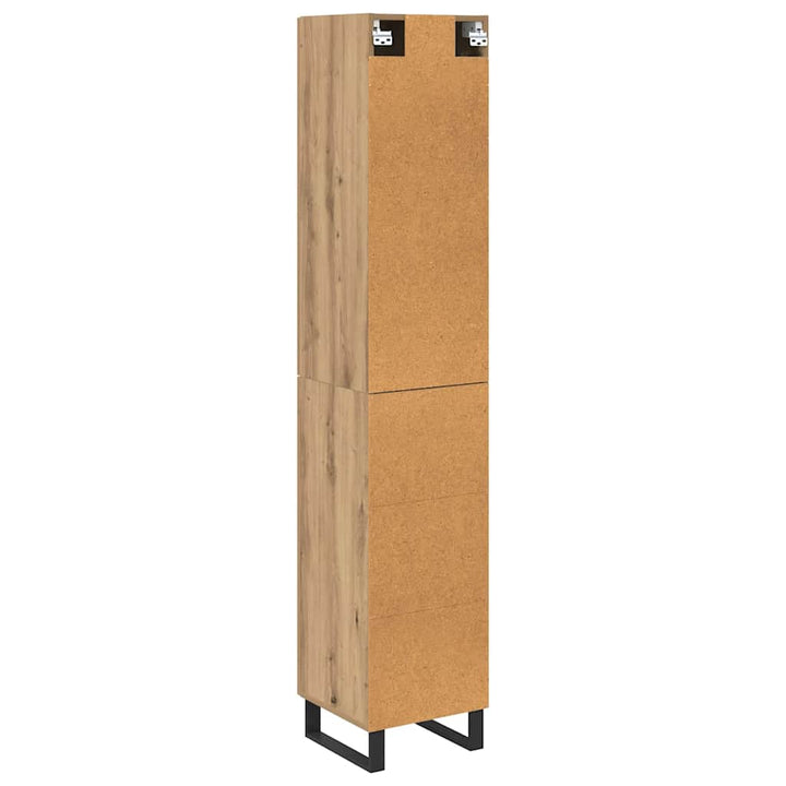 Highboard Artisan Egetræ 34,5 x 34 x 180 cm Konstrueret træ