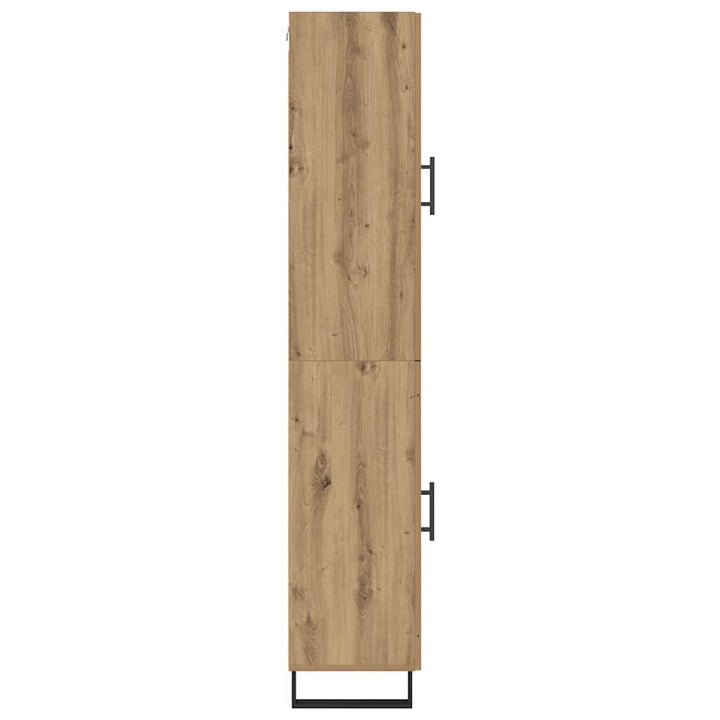 Highboard Artisan Egetræ 34,5 x 34 x 180 cm Konstrueret træ