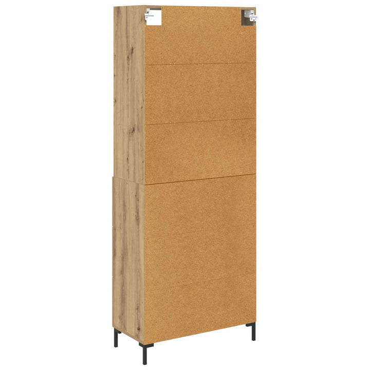 Highboard Artisan Egetræ 69,5 x 34 x 180 cm Konstrueret træ