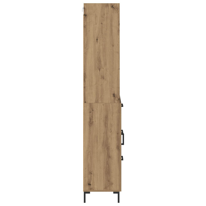 Highboard Artisan Egetræ 69,5 x 34 x 180 cm Konstrueret træ