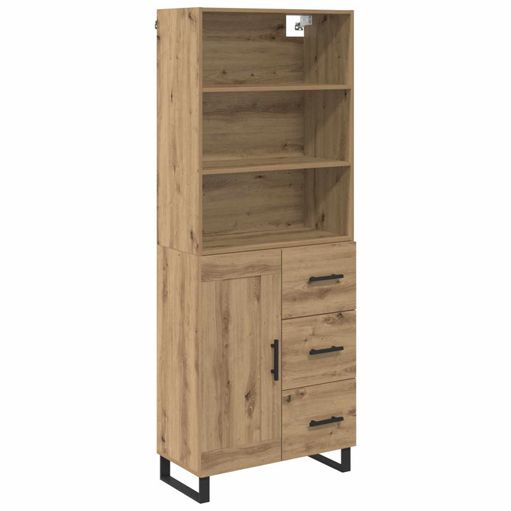 Highboard 2 pcs Artisan Egetræ 69,5 x 34 x 180 cm