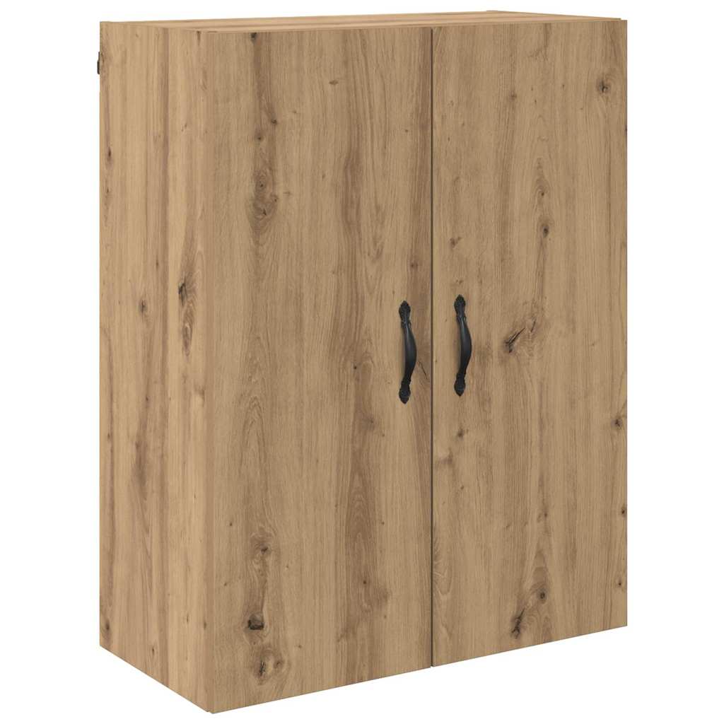 Highboard 2 pcs Artisan Egetræ Konstrueret træ og glas