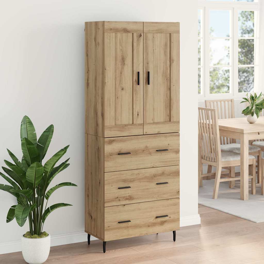 Highboard 2 pcs Artisan Egetræ 69,5 x 34 x 180 cm