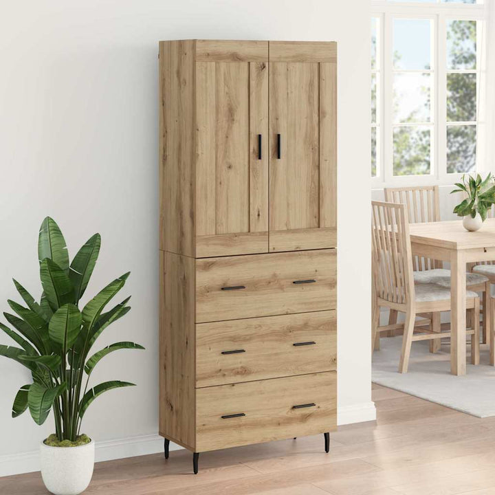 Highboard 2 pcs Artisan Egetræ 69,5 x 34 x 180 cm