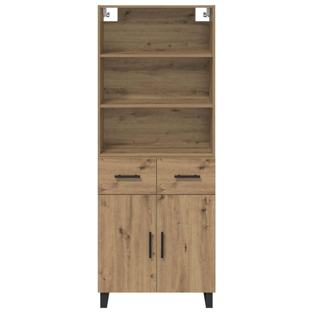 Highboard 2 stk. Artisan Egetræ 69,5 x 34 x 180 cm
