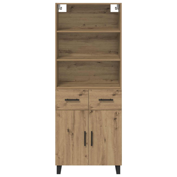 Highboard 2 stk. Artisan Egetræ 69,5 x 34 x 180 cm