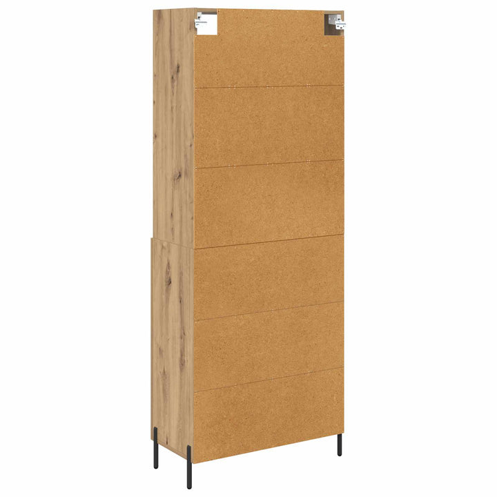 Highboard Artisan Egetræ 69,5 x 32,5 x 180 cm Konstrueret træ