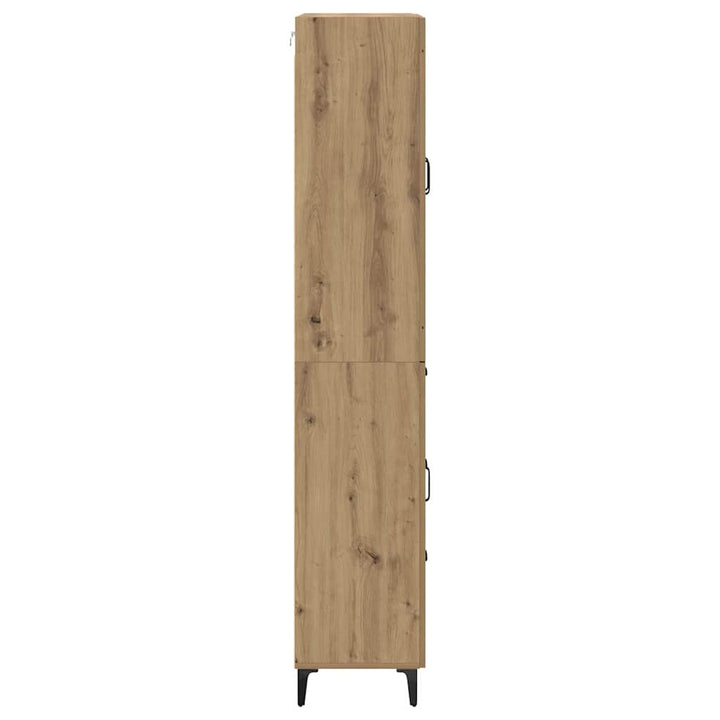 Highboard Artisan Egetræ 69,5 x 34 x 180 cm Konstrueret træ
