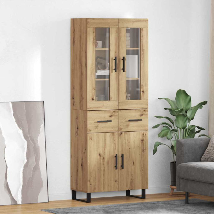 Highboard 2 stk. Artisan Egetræ 69,5 x 34 x 180 cm