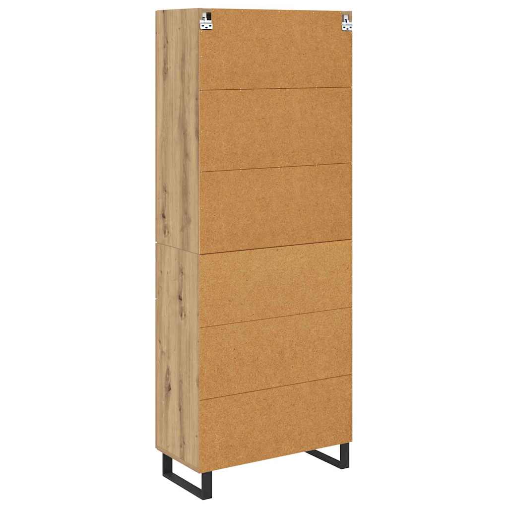 Highboard 2 stk. Artisan Egetræ 69,5 x 34 x 180 cm