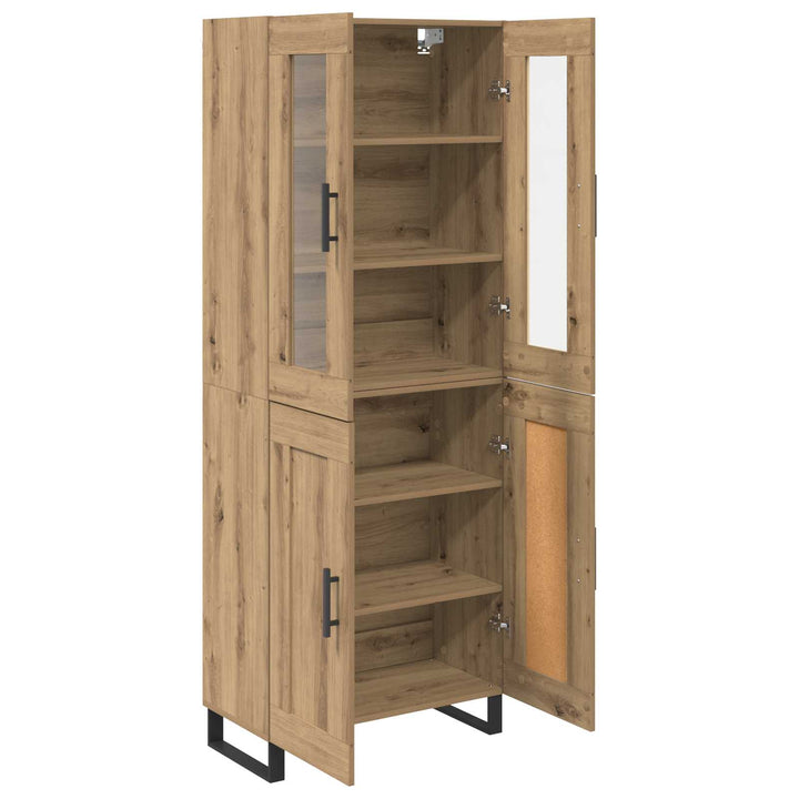 Highboard 2 pcs Artisan Egetræ 69,5 x 34 x 180 cm