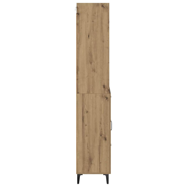 Highboard Artisan Egetræ 69,5 x 34 x 180 cm Konstrueret træ