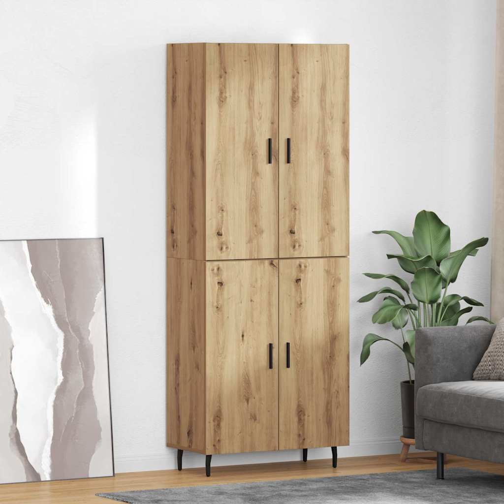 Highboard 2 pcs Artisan Egetræ 69,5 x 34 x 180 cm