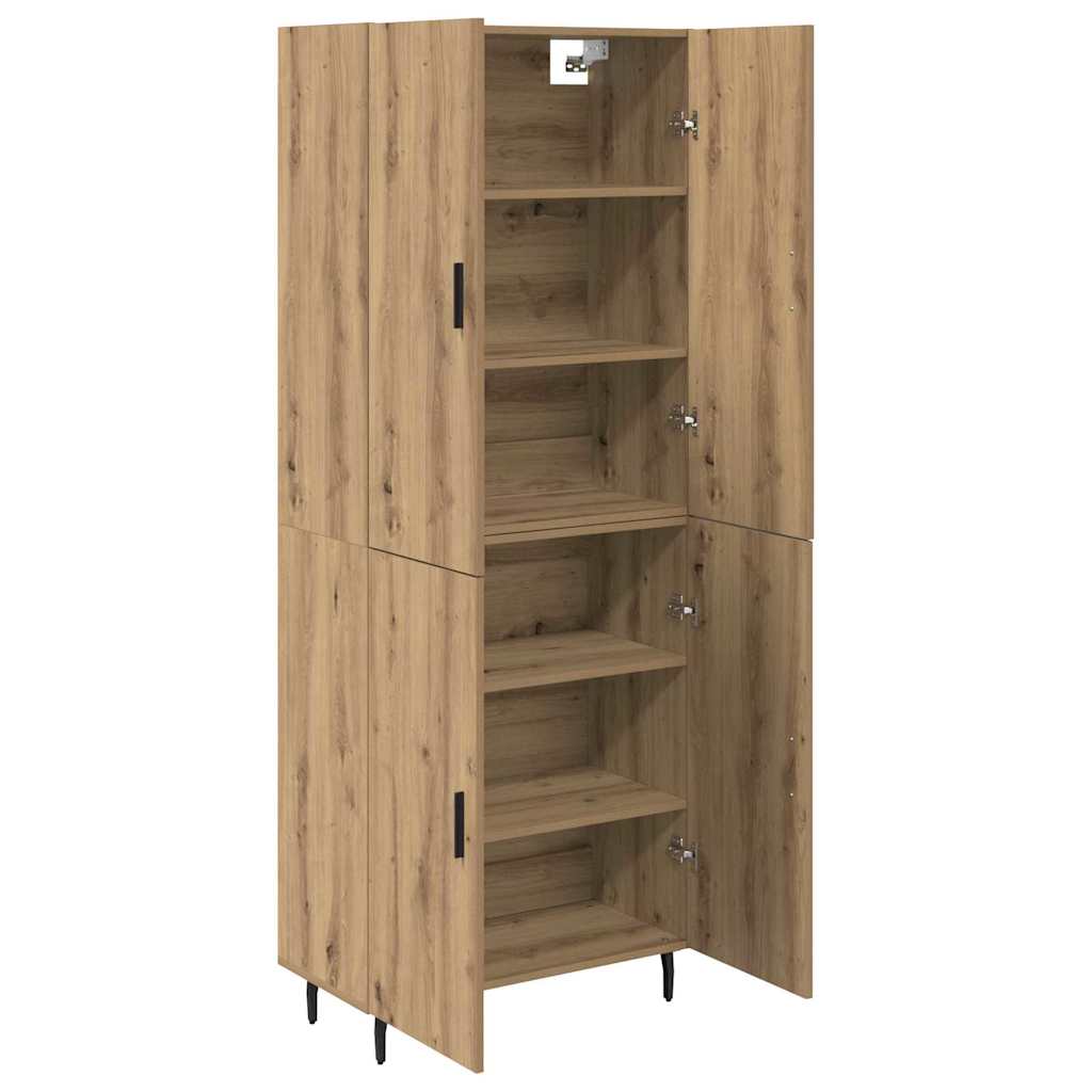Highboard 2 pcs Artisan Egetræ 69,5 x 34 x 180 cm
