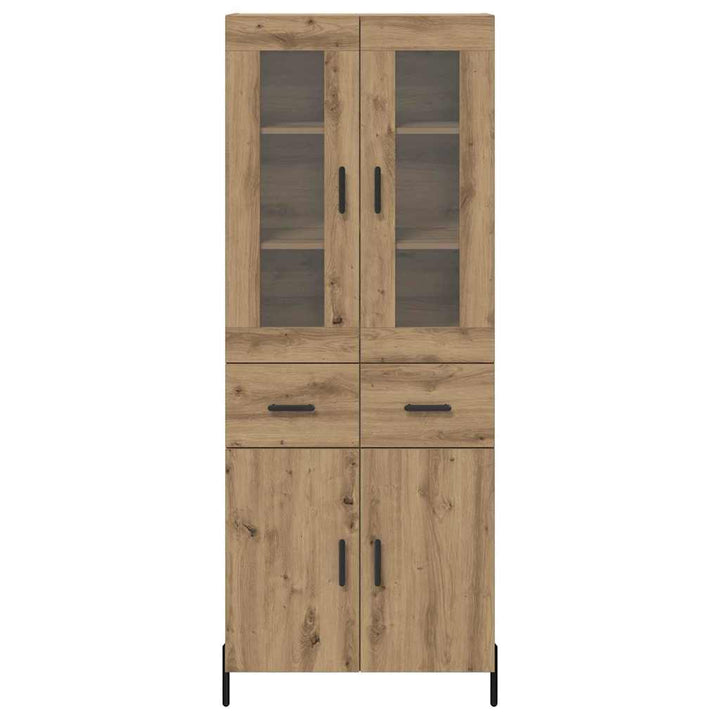 Highboard Artisan Egetræ 69,5 x 34 x 180 cm Konstrueret træ