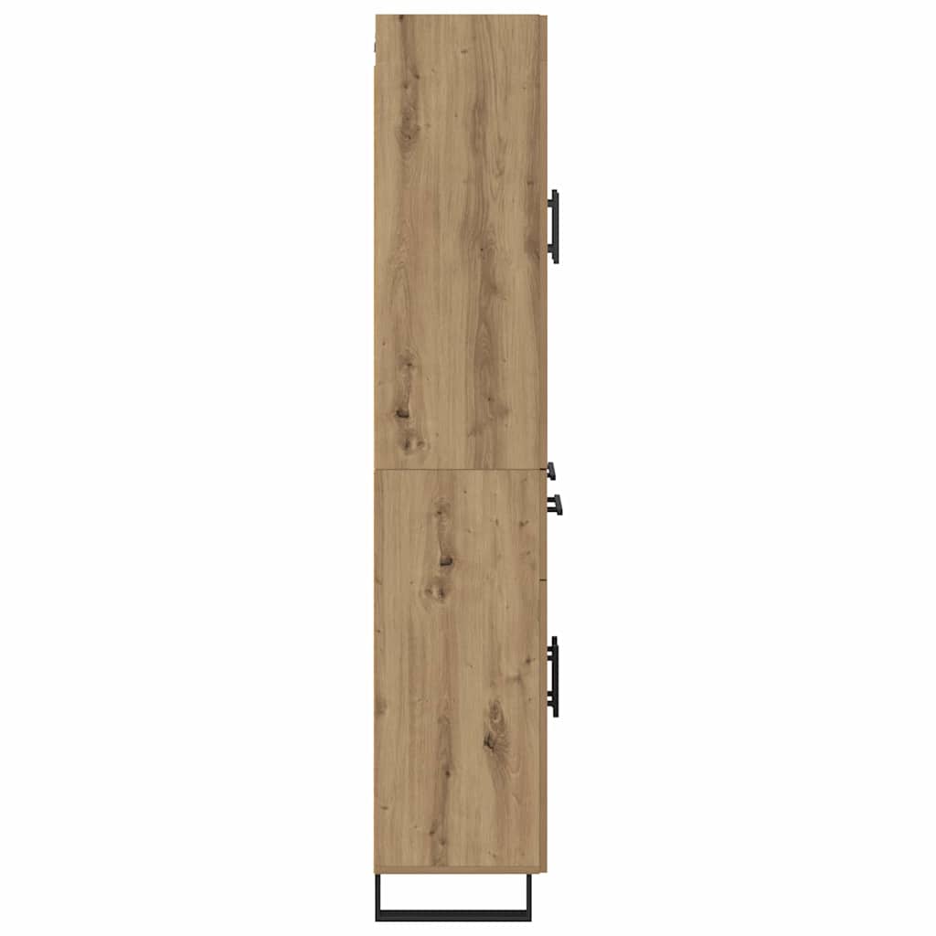 Highboard Artisan Egetræ 69,5 x 34 x 180 cm Konstrueret træ