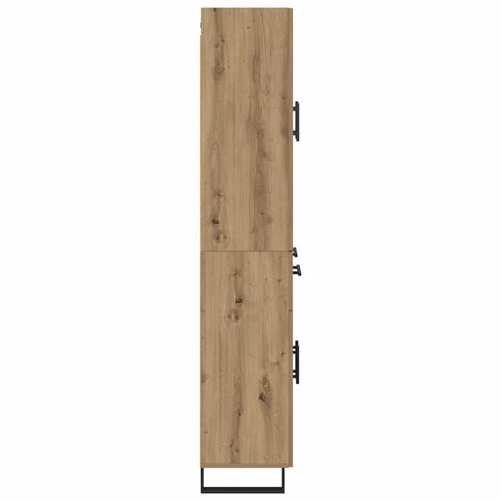 Highboard Artisan Egetræ 69,5 x 34 x 180 cm Konstrueret træ