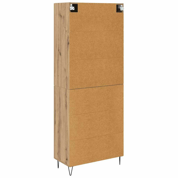 Highboard 2 pcs Artisan Egetræ 69,5 x 34 x 180 cm