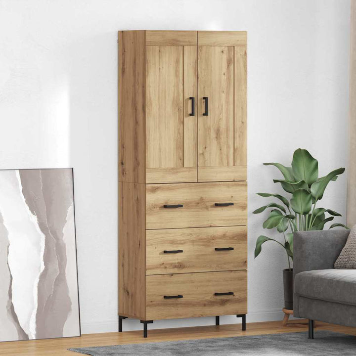Highboard 2 stk. Artisan Egetræ 69,5 x 34 x 180 cm