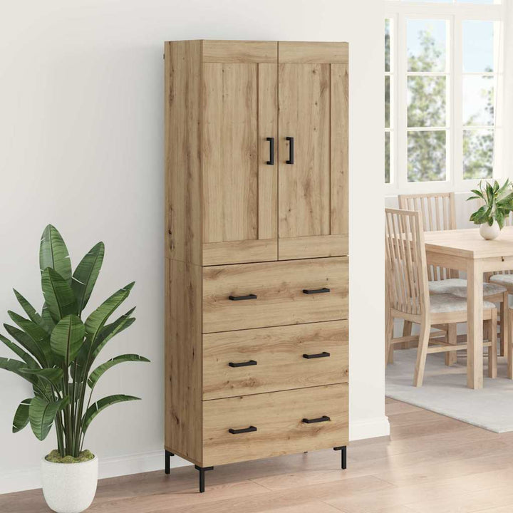Highboard 2 stk. Artisan Egetræ 69,5 x 34 x 180 cm