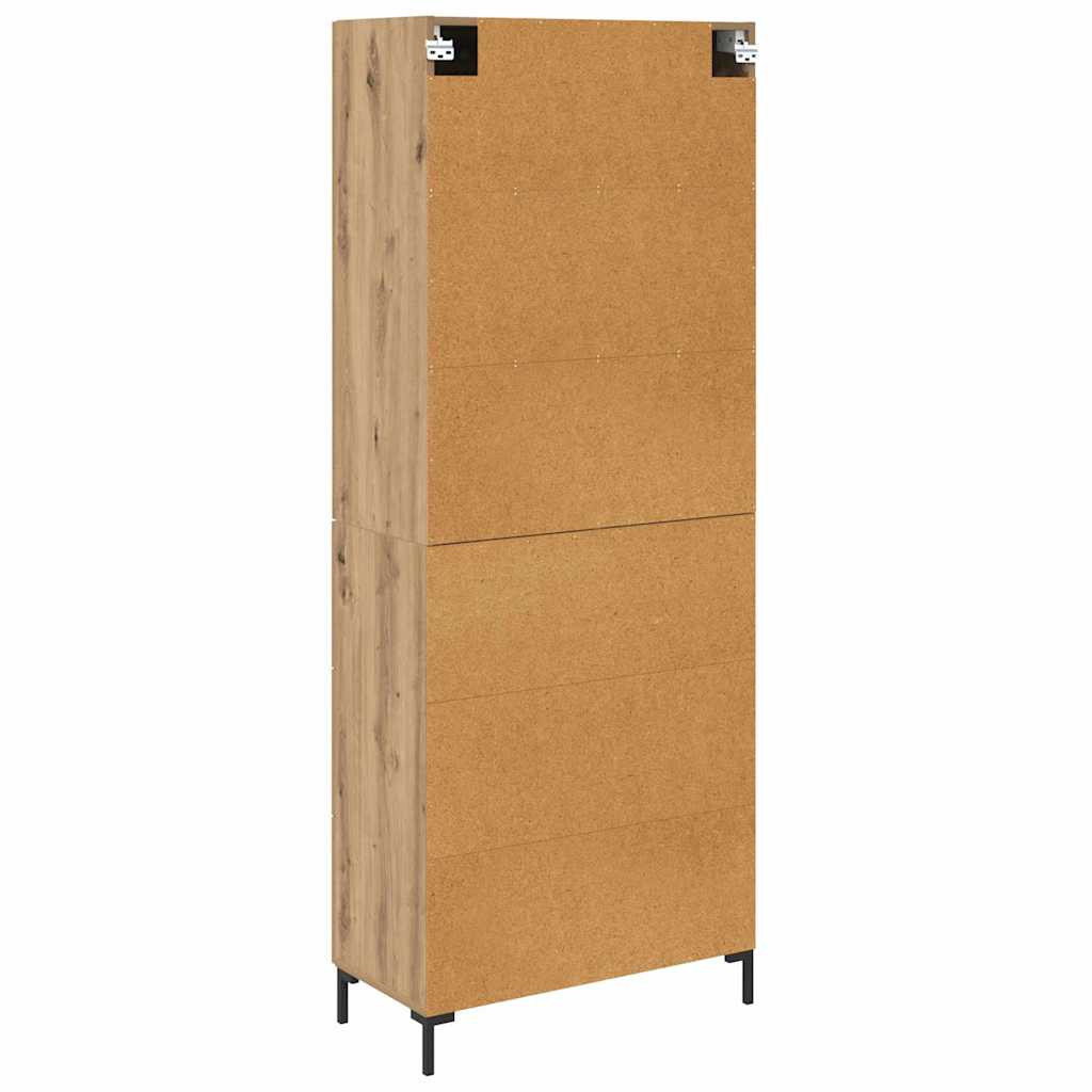 Highboard 2 stk. Artisan Egetræ 69,5 x 34 x 180 cm