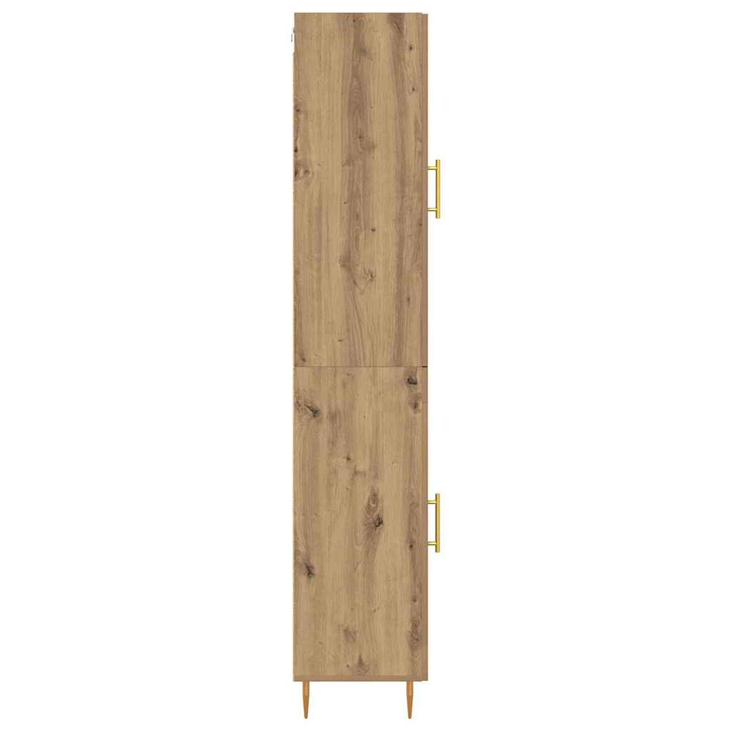 Highboard 2 pcs Artisan Egetræ Konstrueret træ