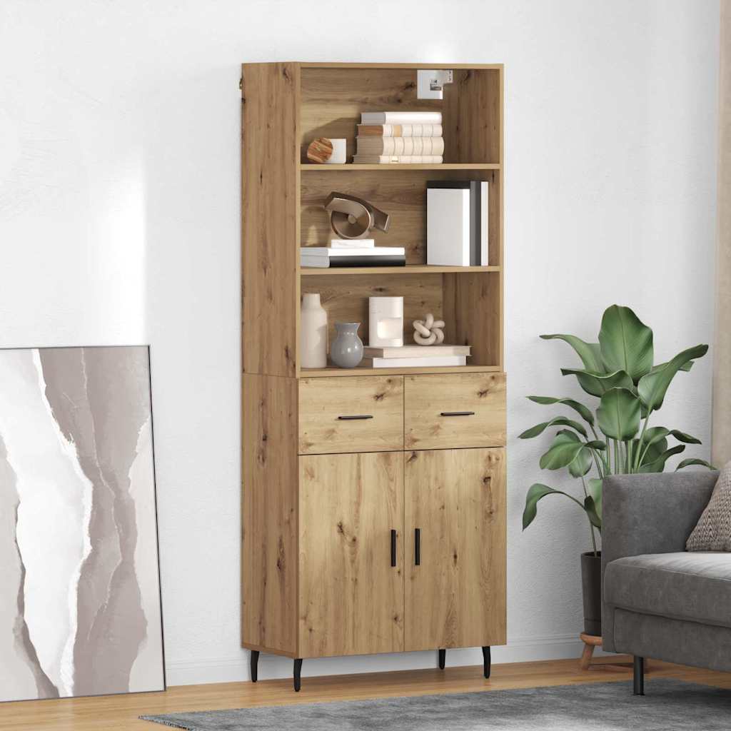 Highboard 2 pcs Artisan Egetræ 69,5 x 32,5 x 180 cm