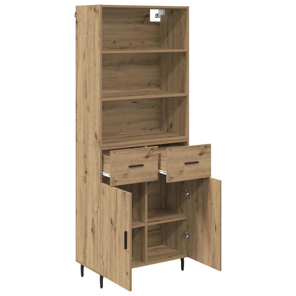 Highboard 2 pcs Artisan Egetræ 69,5 x 32,5 x 180 cm