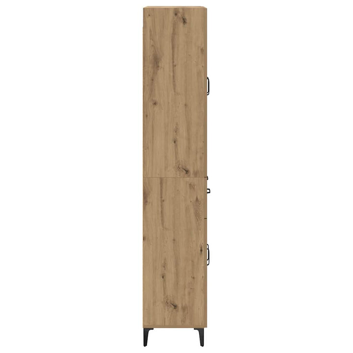 Highboard Artisan Egetræ 69,5 x 34 x 180 cm Konstrueret træ