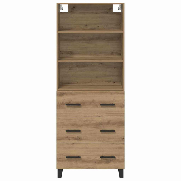 Highboard 2 stk. Artisan Egetræ 69,5 x 34 x 180 cm